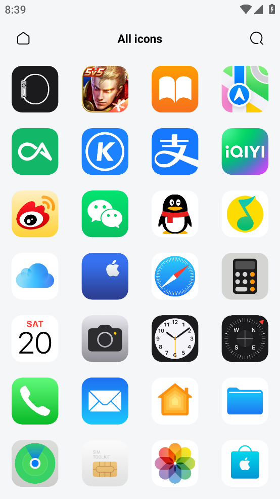 安卓仿ios图标包