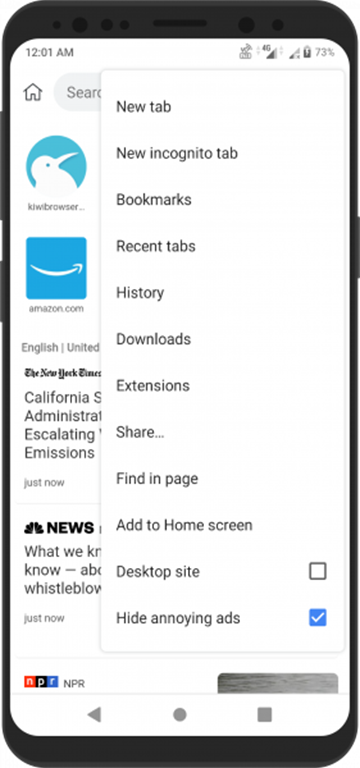Kiwi浏览器官方版(Kiwi Browser)